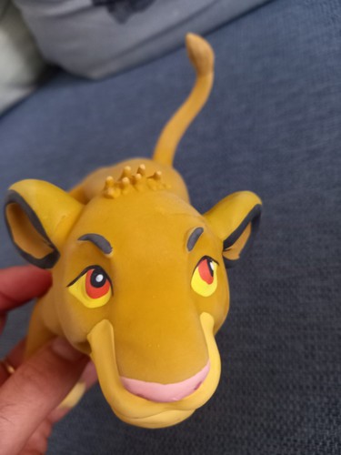Raro Pupazzo Friskies Disney Vintage Gomma Lattice Simba Re Leone - Foto 8 di 15