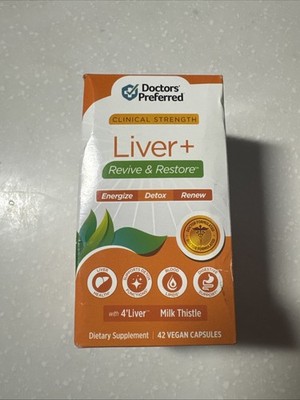Doctor's Preferred Liver Plus Dietary Supplement EXP 5/2026 - 42 Capsules