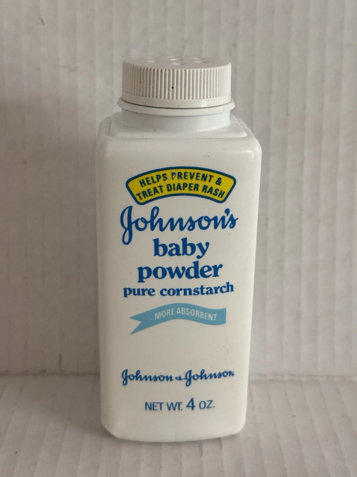 Johnson & Johnson Baby Powder Pure Cornstarch 4 Oz NO SEAL - 1990’s FULL
Opens in a new window or ta