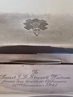 Highland Light Infantry 5th Battalion WW2 Royal Scots Silver Cigarette Box