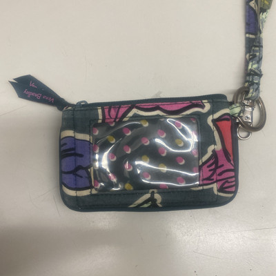Vera Bradley Zip ID Case and Lanyard Set Floral Flower Print