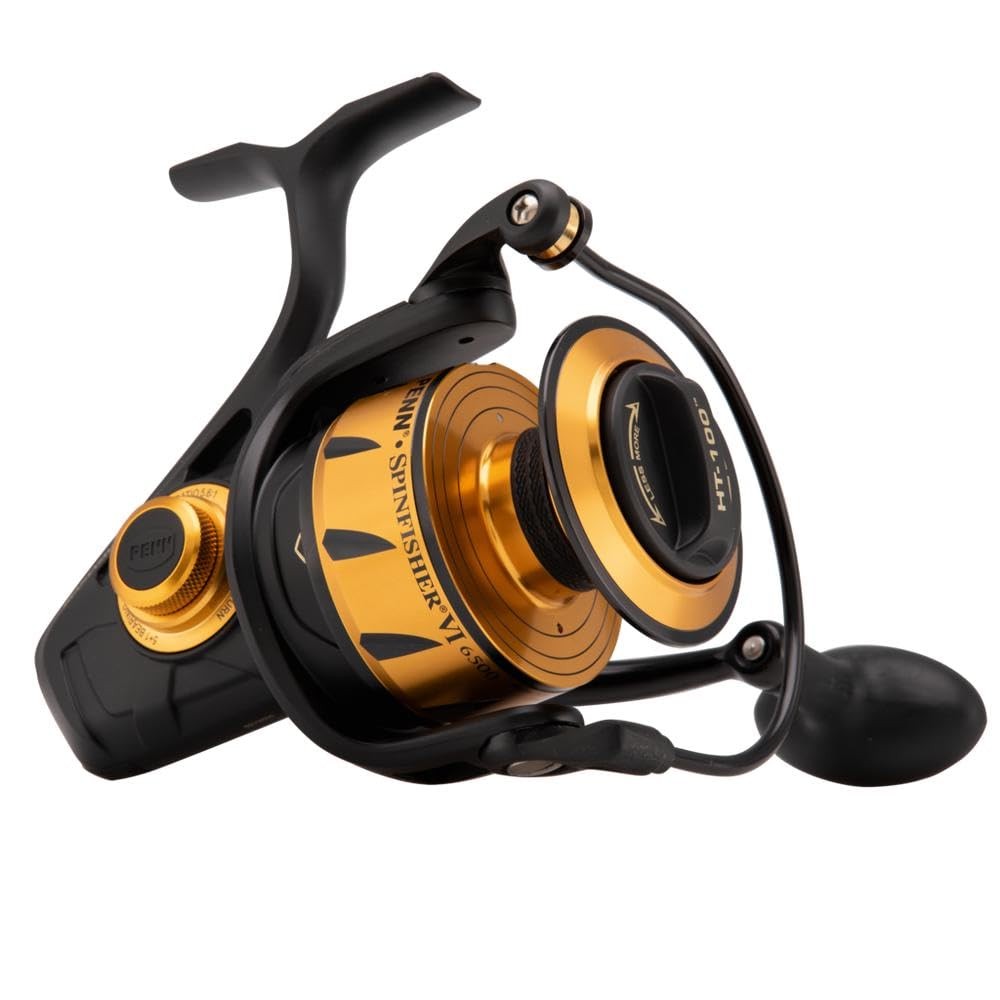 W*n様 使用少、小キズ有PENN Spinfisher V 6500 Penn Spinfisher Vi 4500 Fishing Reel Ipx5 Sealed Aluminum Smooth