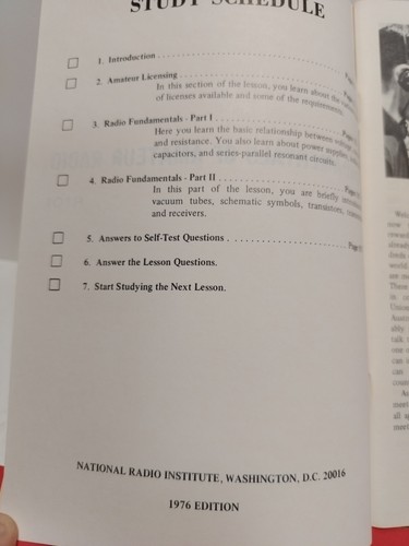 Vintage NRI Amateur Radio Course Booklets Set of 6 National Radio Institute - Picture 5 of 17