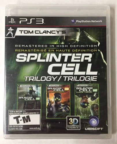 NEW sealed SPLINTER CELL TRILOGY Playstation 3 PS3 Pandora Tomorrow CHAOS THEORY