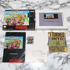 Super Mario Kart (Super Nintendo SNES) Game Cartridge With Box, Manual & Inserts