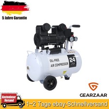 Compressore silenzioso oil-free 24 litri per foratura 69 dB 220 L/min per gonfiaggio pneumatici