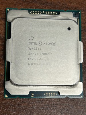 Intel Xeon W-2245 CPU 8-Core 3.90 GHz Socket 2066 (1S), 155 Watt TDP - SRH02