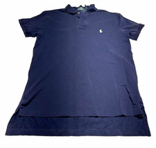 Polo Ralph Lauren Men's Navy Solid Logo Short Sleeve Classic Fit Polo, Size S