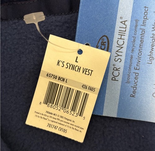 Patagonia kids synch vest, size L, Blue - Picture 4 of 11