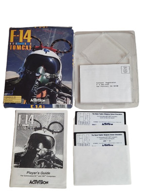F-14 Tomcat C64 Spiel Activision Commodore 64/128 Flugsimulation Anleitung BOX