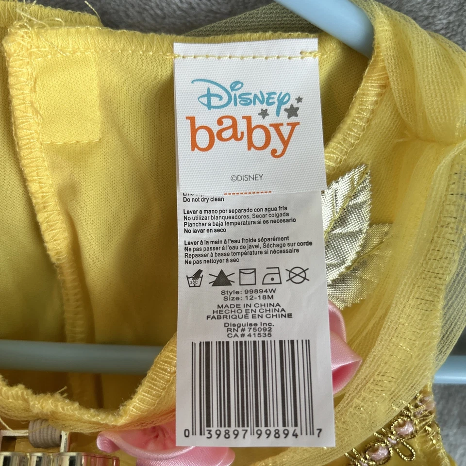 Disney Bella Princesa Disfraz Bebé Bella Bestia Infantil (12-18M) Disfraz Objetivo Foto 4 de 4
