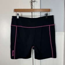 Black Milk Reppin' It Bike Shorts Black pink size xxl sexy gym workout