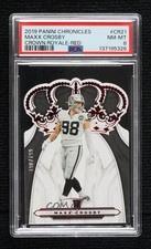 2019 Panini Chronicles Crown Royale Red 190/199 Maxx Crosby #CR-21 PSA 8 6m7