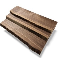 Walnut Timber, Kiln Dried American Walnut Waney Edge, Planed Walnut, 29mm Thick