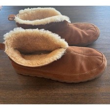 Eddie Bauer Men's Shearling Boot Slippers Size 13