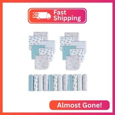 Viviland Baby Washcloths, 24Pack Baby Wash Cloths for Newborn, Baby Towels and I