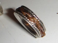 STERLING SILVER   MADE TO YOU AND YOUR HORSE C@@LCustom made Horsehair Ring