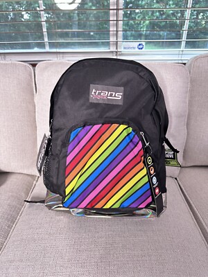 TRANS by JanSport Backpack/Carry Laptop Overt Rainbow on