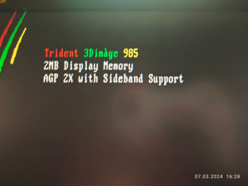 AGP VGA CARD HK9222 Rev A1 (Trident 3D Image 9850) 2 MB SGRAM - Picture 6 of 8
