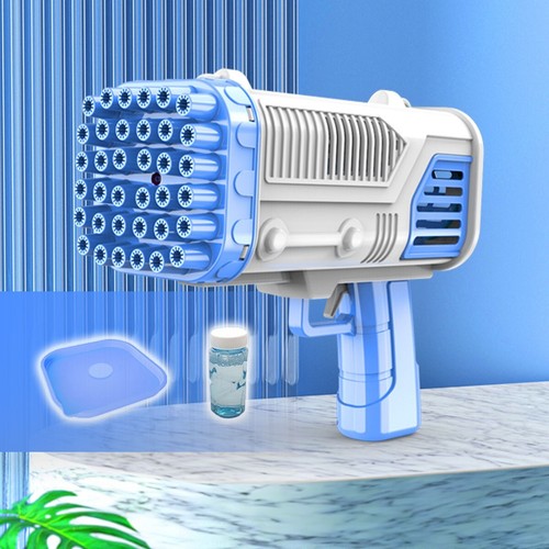 36 Holes Bubble Bazooka Automatic Gun Soap Water Bubble Machine Outdoor Party AU - Picture 3 of 16