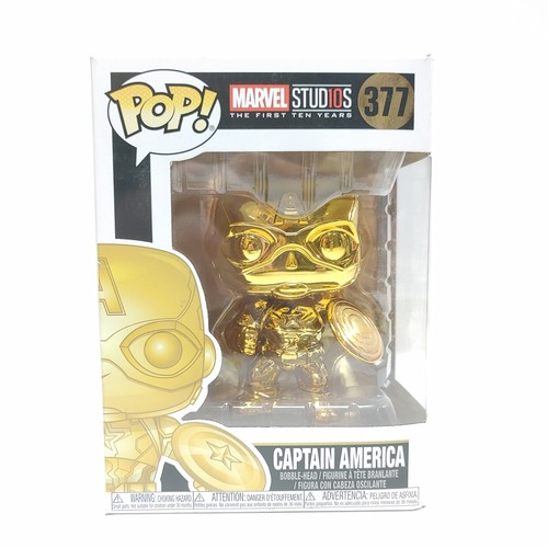 Figurine Funko Pop Captain America Gold 377 (PO168386) Figurine Funko Pop Captain America Gold 377 (PO168386) | Funko Pop | 2 Figurine Funko Pop Captain America Gold 377 (PO168386) | Funko Pop