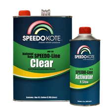 Automotive Clear Coat 2K Urethane, 4:1 Gallon Clearcoat Kit w/Extra Slow Act.