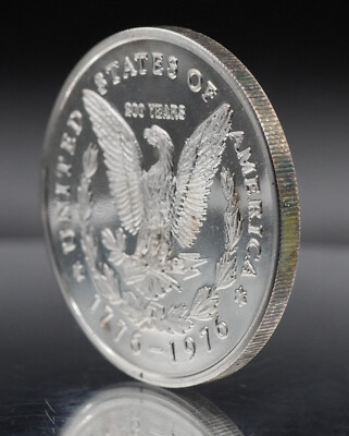 1976 Northwest Territorial Mint USA NWTM Eagle 1oz 999 FINE Silver