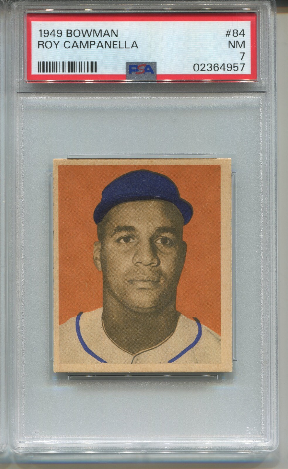1949 Roy Campanella Rookie Card PSA 7 Nr MINT Graded Bowman Baseball #84