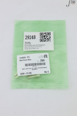 29248 APPLIED MATERIALS BOLT, 12PT HD 1/4-28 7/8 304-316SST
