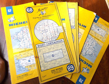 CARTES ROUTIERES MICHELIN DE COLLECTION  LOT DE  40 ***