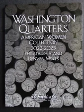 He Harris American Women Quarters Coin P & D Folder 2022-2025 Album Book 
