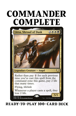 Liesa, Shroud of Dusk LIFE DRAIN LIFEGAIN Tax Magic MTG Custom Commander  Deck | eBay