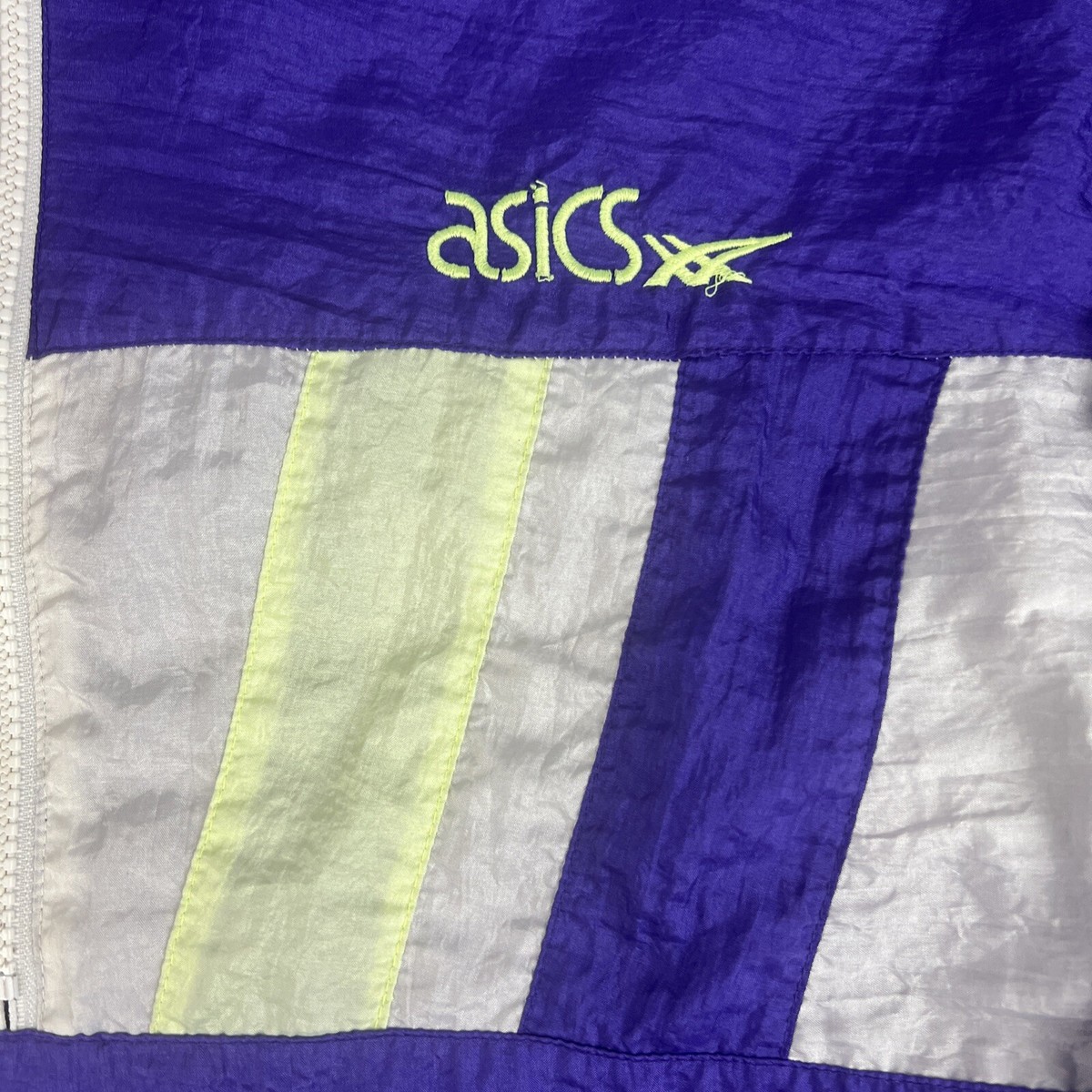 世界陸上　コラボレーター　ASICS ウィンドブレーカー 紫色 世界陸上 コラボレーター ASICS ウィンドブレーカー 紫色 V