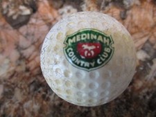 VINTAGE MEDINAH COUNTRY CLUB JOHN MARSCHALL PRO SIGNATURE SINGLE GOLF BALL