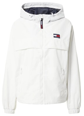 Tommy Jeans Jacke Windbreaker Damen CHICAGO Windbreaker weiß DW12613 YBR white