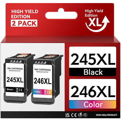 PG-245XL CL-246XL Ink Cartridge High Yield for Canon Pixma MG2522 TS3322 TR4520