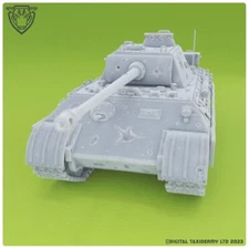 Panzerkampfwagen V Panther PzKpfw V WW2 Tank - Tabletop Gaming Model 28mm 15mm