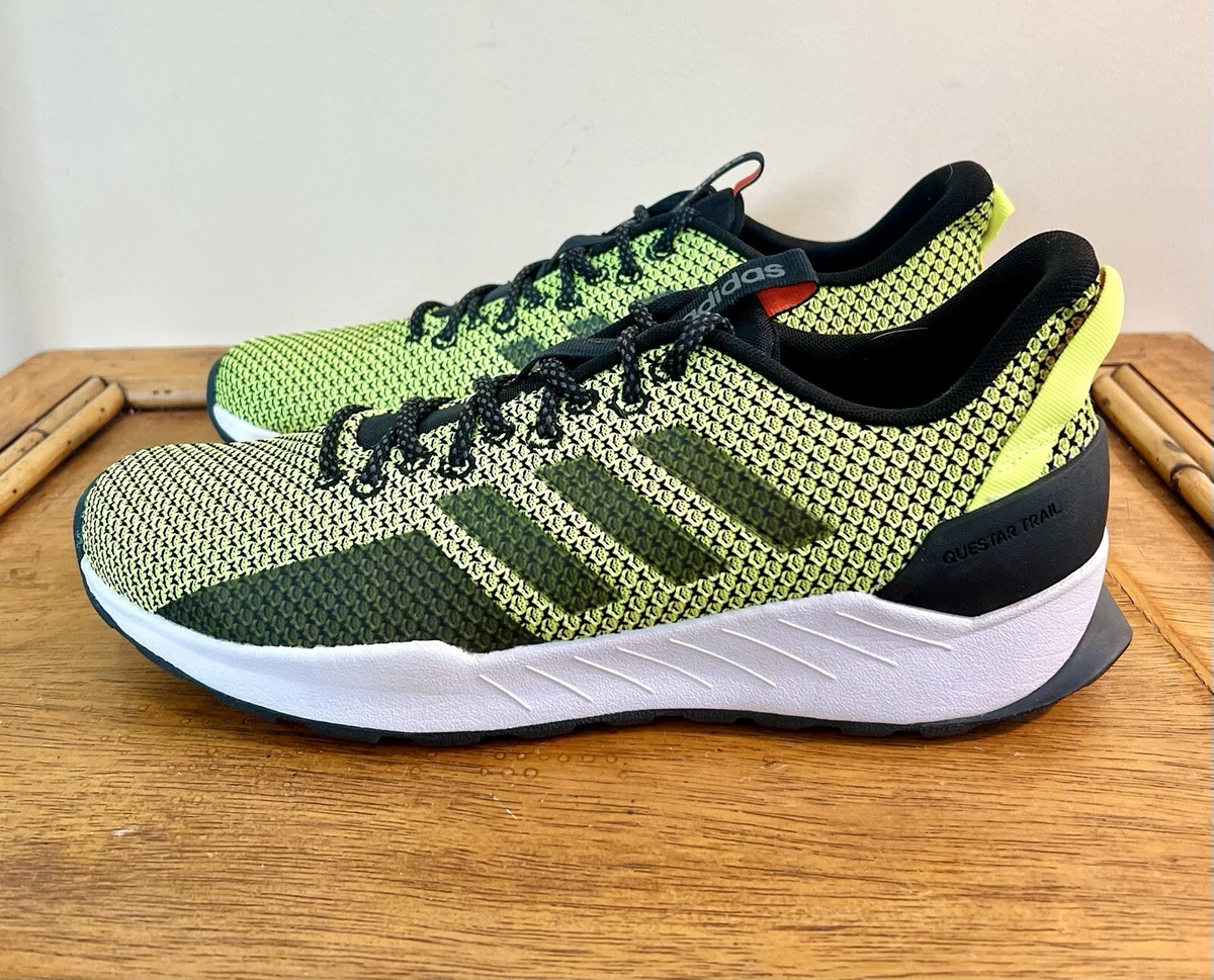 NEW Adidas Men\'s Questar Trail Running Shoe Black/Hi-Res Yellow Size 11.5 adidas Questar 3 Running Shoe - Men main image 4