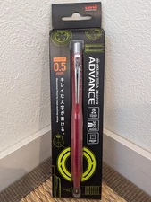 Kurutoga Advance Upgrade Model 0.5mm uni Mechanical Pencil Red body. Japan new