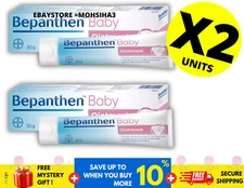 2 X Bepanthen Ointment 100g Dual Action for Nappy Rash and Skin Recovery