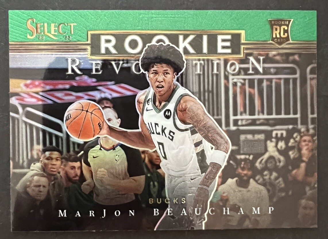 2022-23 Select Basketball Green Rookie Revolution Marjon Beauchamp SP Bucks