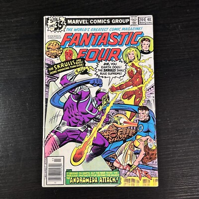 Fantastic Four #204 (1979 Marvel Comics) Very Good Condition