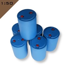 6x 3D Printed WATER BARREL 1:50 scale Model Miniature Diorama Scenery