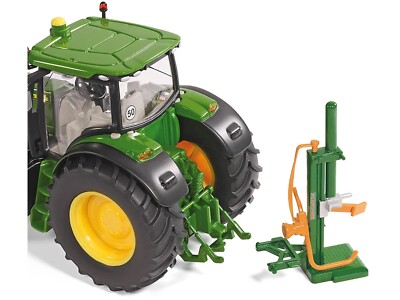 POSCH WOOD SPLITTER GREEN W/ LOGS 1/32 DIECAST MODEL BY SIKU 2468