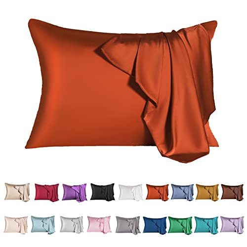 Mulberry Silk Pillowcase For Hair And Skinqueen Size Cooling Silk Pillow Case Wi-image