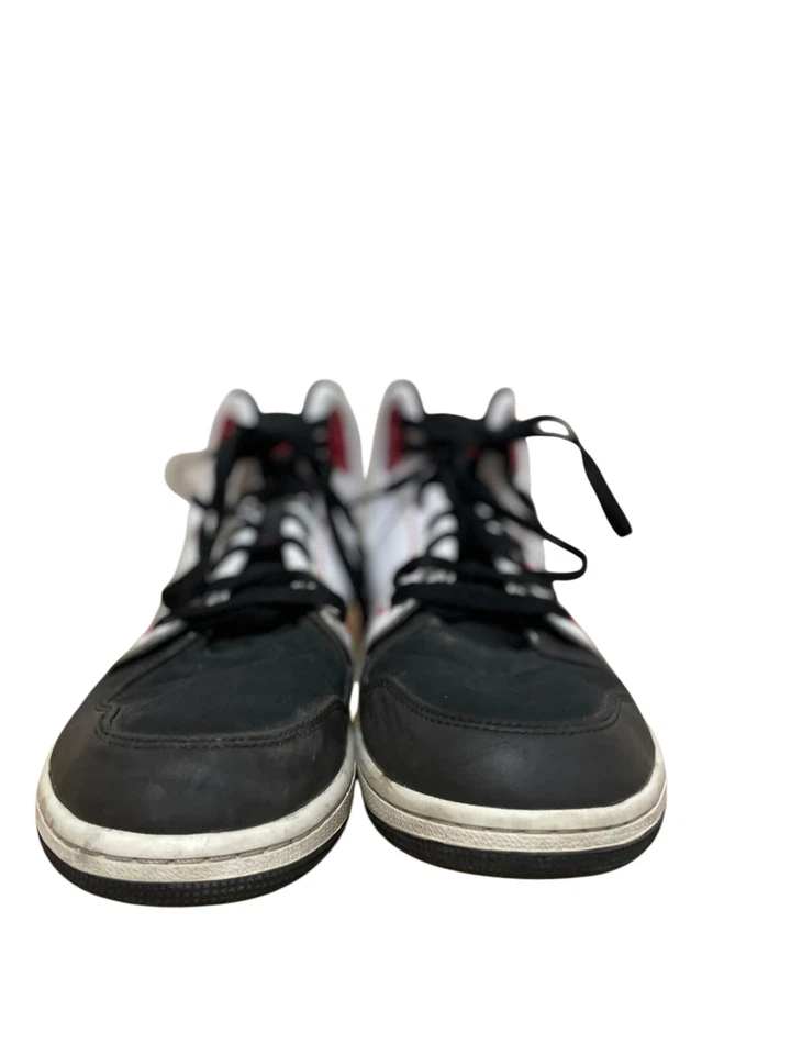 Nike Air Jordan 1 Flight 2 Premium Branco-Preto-Vermelho 640603-101 Masculino Tamanho 13 - Imagem 4 de 4