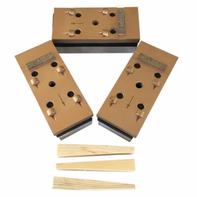 EDCO Classic Style Diamond Grinding Blocks for Floor Grinders, PCD, 3 PCS