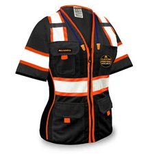 KwikSafety BLACK WIDOW (SLEEVES) Safety Vest for Women