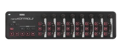 nanoKONTROL2 Slim-Line USB Control Surface, Black