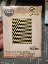 Sizzix TIM HOLTZ Texture Fades, 661200 Embossing Folder For Paper Crafts